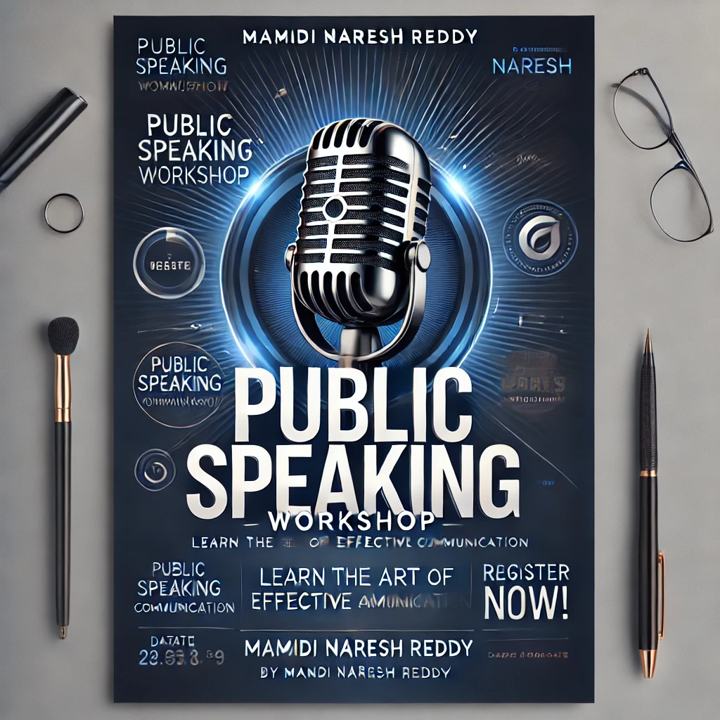 DALL·E 2024-09-13 19.51.07 - A professional and eye-catching poster promoting a public speaking event b